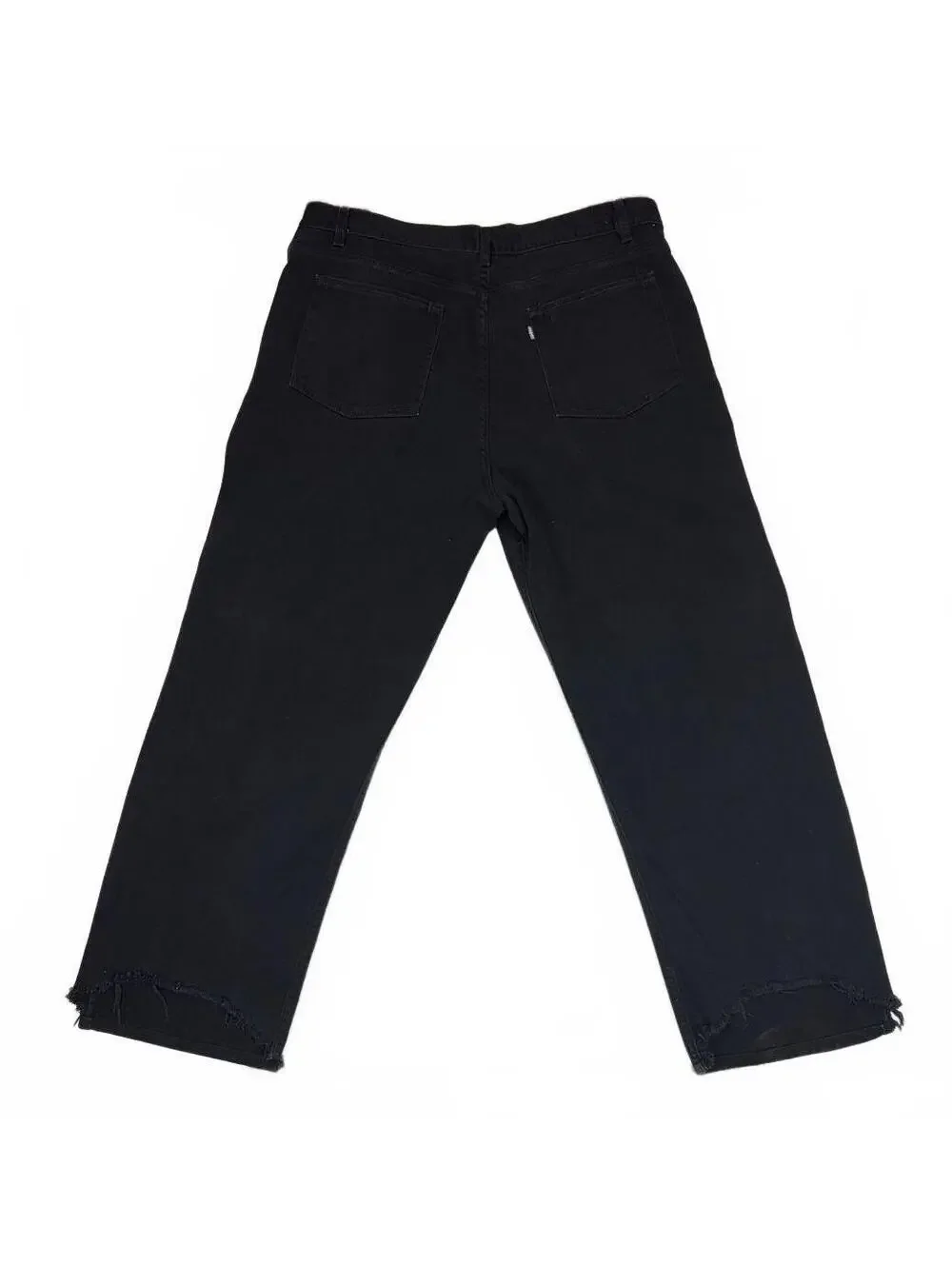Y2K Grunge Levi's SilverTab Men's 40x30 Black Low Loose Baggy Jeans Distressed